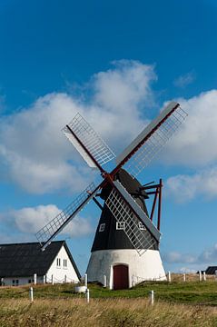 mill on the Danish island of Mandø  by Geertjan Plooijer