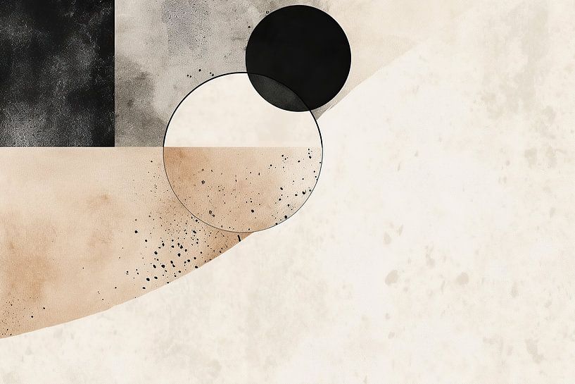 Schilderij Beige van ARTEO Schilderijen