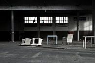 Foto van de verlaten markthallen in Meppel. van Therese Brals thumbnail