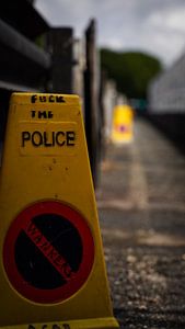 Panneau de police de l'île de Man