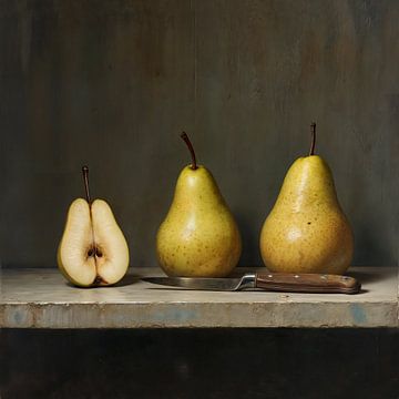 Stilleven met Peren van The Nudes Gallery