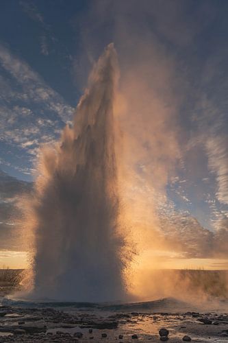 Geiser Strokkur Zuid IJsland
