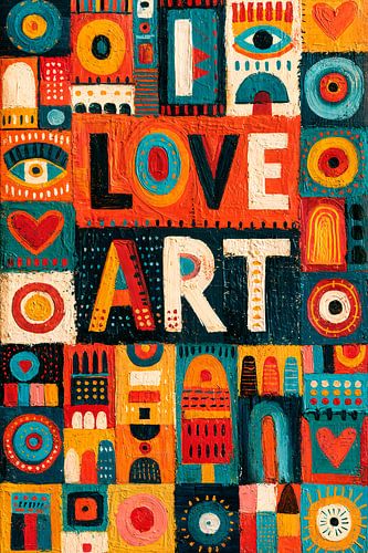 I Love Art van Harry Hadders Design
