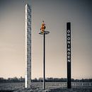 Wahrzeichen der Stadt "Der Turm der Karten", Groningen von Henk Meijer Photography Miniaturansicht