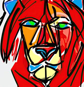 Koning der Kleuren van Lions-Art