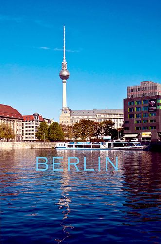 Herfstsfeer aan de Spree in Berlijn-Kreuzberg