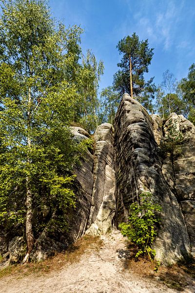 Die Weckelsdorfer Felsenstadt bei Aderbach von Roland Brack