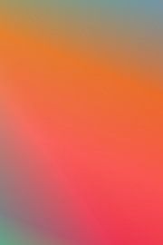 Neon-Kunst. Moderne abstrakte minimalistische Kunst. Farbverlauf in rosa, orange, grün, lila von Dina Dankers