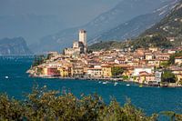 Malcesine with the Scaliger Castle on Lake Garda