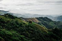 Heuvellandschap van Costa Rica