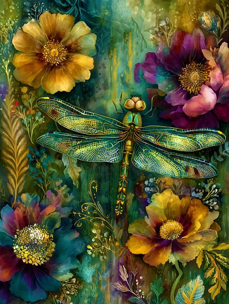Mystische Libelle von Preet Lambon