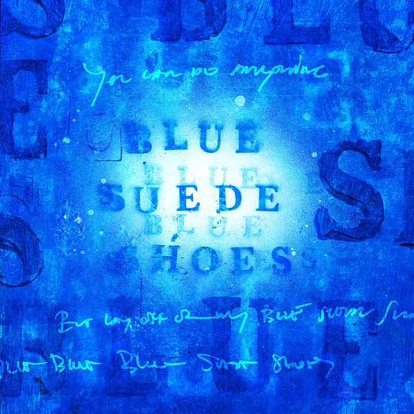 Blue Suede Shoes van Feike Kloostra