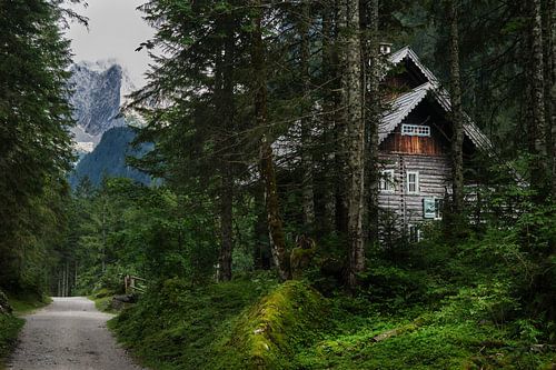 Jachthuis en Dachsteinmassief in Oostenrijk