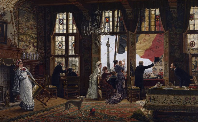 Memento of the national celebrations in 1880, Constant Cap by Atelier Liesjes