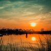 Terborg, Achterhoek sunset icecream photo poster or wall decoration by Edwin Hunter