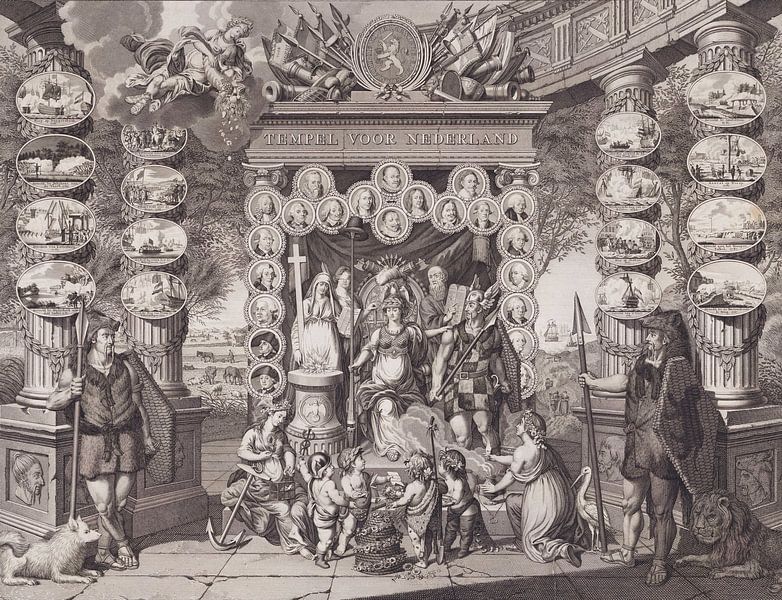 Jan Gerritsz. Visser, Tempel für die Niederlande, 1794 von Atelier Liesjes