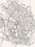 City map Utrecht - City - Light version - Utrecht Map