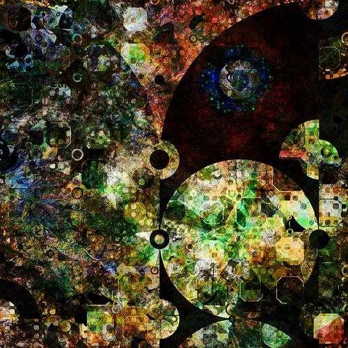 Fluencies 02 - abstracte digitale compositie