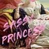 Sassy Princess - moderne kauwgombellenkunst van Mad Dog Art
