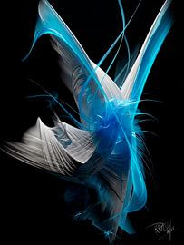 Blaue Stille in Bewegung