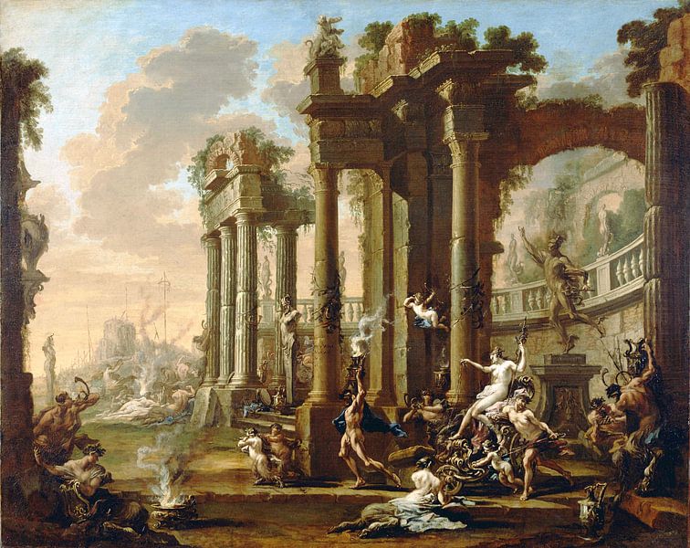 Alessandro Magnasco, der Triumph der Venus,1730 von Atelier Liesjes