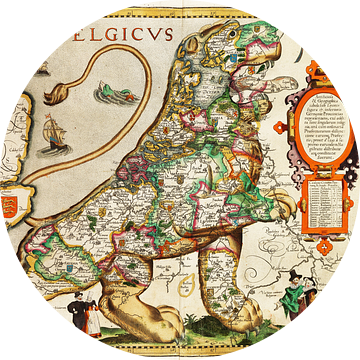 Hollandse of Vlaamse leeuw, 1621-1622 van Atelier Liesjes