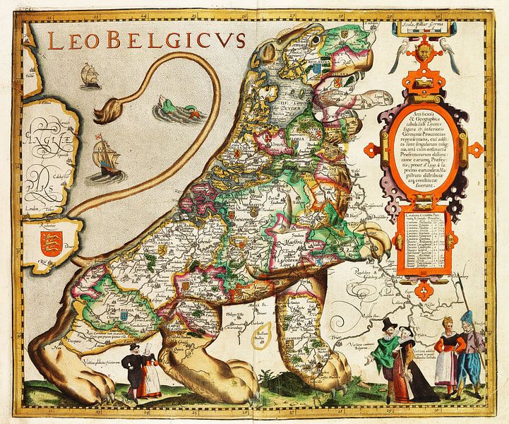 Niederländischer oder flämischer Löwe, 1621-1622 von Atelier Liesjes