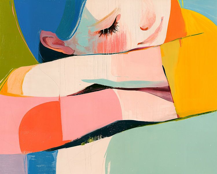 Stille Farbsymphonie von Blickfänger Gemälde