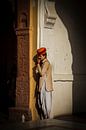 Poortwachter in een fort in Rajastan - India van Perspective thumbnail