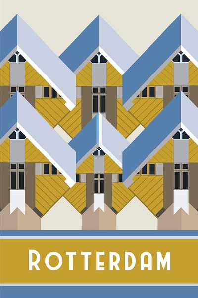 Cube houses Rotterdam by Stedenkunst