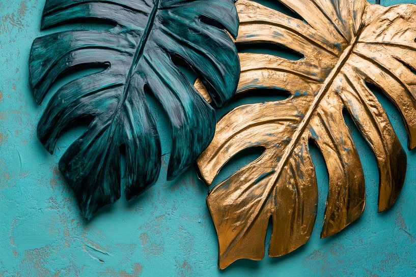 Modern leaf design by Poster Art Shop