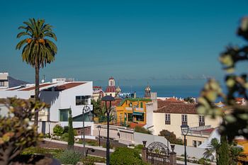 La vue sur la ville de La Orotava depuis le jardin Victoria