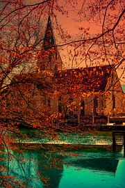 Concept Baden-Wurttemberg : Monestery church of Blaubeueren by Photoart-Naegele