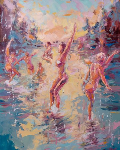 Refreshing Dive into the Sea