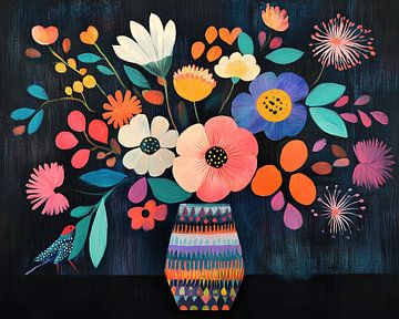 Veldbloemen 91.9190 van ARTEO Schilderijen