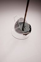 Flying saucer, and cup of coffee