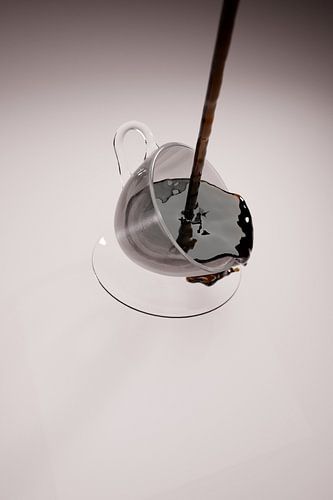 Flying saucer, and cup of coffee