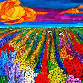 Im Blumenfeld von Eberhard Schmidt-Dranske