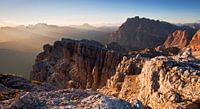 Alpen Panorama bij Zonsondergang