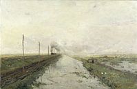 Landschap met een trein, Paul Joseph Constantin Gabriël van Meesterlijcke Meesters thumbnail