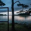 frame aan het meer in Finland van Eric van Nieuwland