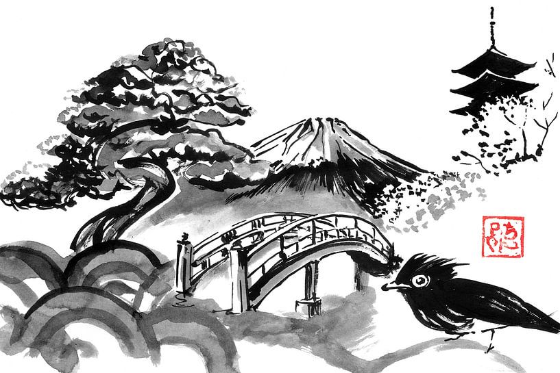 zen garden by Péchane Sumie