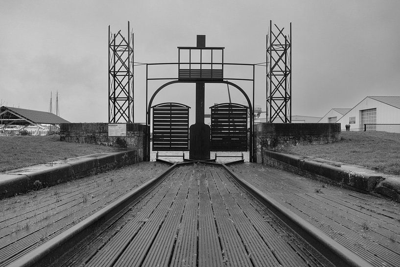 Former connection rail ferry Stavoren by Framed by Elisabeth