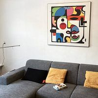 Klantfoto: Dool Hoofd van Kunst Kriebels, als ArtFrame