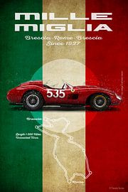 Mille Miglia Vintage F 315S, Piero Taruffi by Theodor Decker