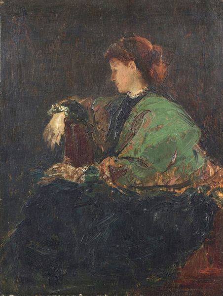 Meditatie, Alfred Stevens van Meesterlijcke Meesters
