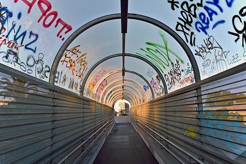 Lumières dorées du Nouvel An dans le passage souterrain de Catane sur Silva Wischeropp