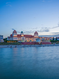 Het eiland Rügen - Het kuuroord Binz ’s avonds