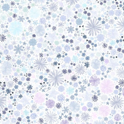 Painting Forest Flowers - Modern illustration