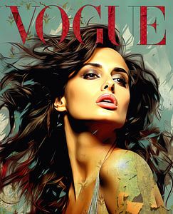 Penelope Cruz Vogue cover sur Rene Ladenius Digital Art